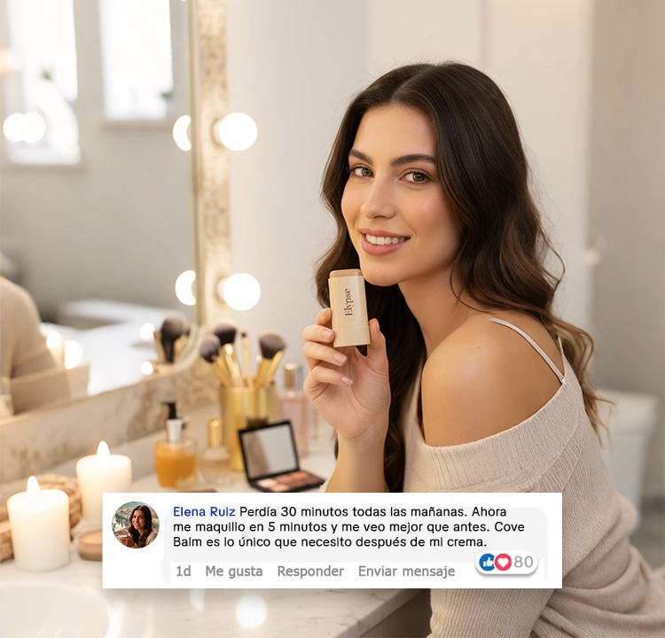 Elypse Cove Balm - Glow natural que dura todo el día.