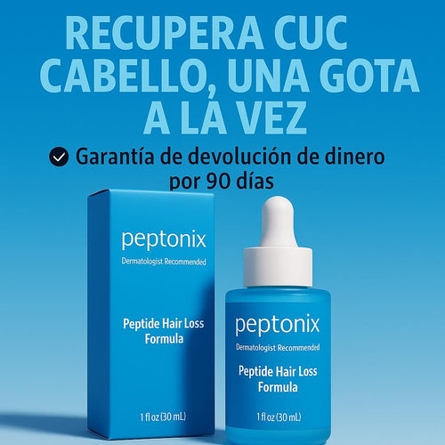 Fórmula para el crecimiento del cabello con péptidos de cobre