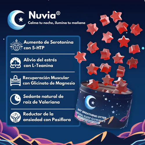 Nuvia® Sleep Gummies — Sueño reparador